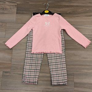 Primark Girls Pajamas - 2 Piece Set - Size 5-6 YRS